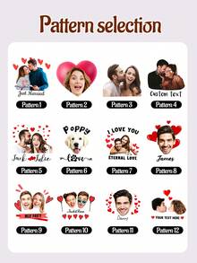 Custom Photo Temporary Tattoo Stickers, Personalized Graduation Cartoon Portrait Design, Fun Celebration Style Body Decor For Graduation Party Ceremony, Customized Name Tattoo Decal Unique Keepsake Gift, Customizable Picture Favor For Friends Classmates Family Graduation Season - Rust - View 4