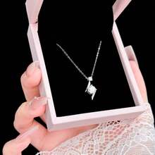 Mặt dây chuyền đá Moissanite tròn 1 carat, bạc sterling 925, thiết kế thời trang và thanh lịch, phù hợp để đeo hàng ngày, kèm hộp quà tặng. - Một chiếc 1CT - Xem 6