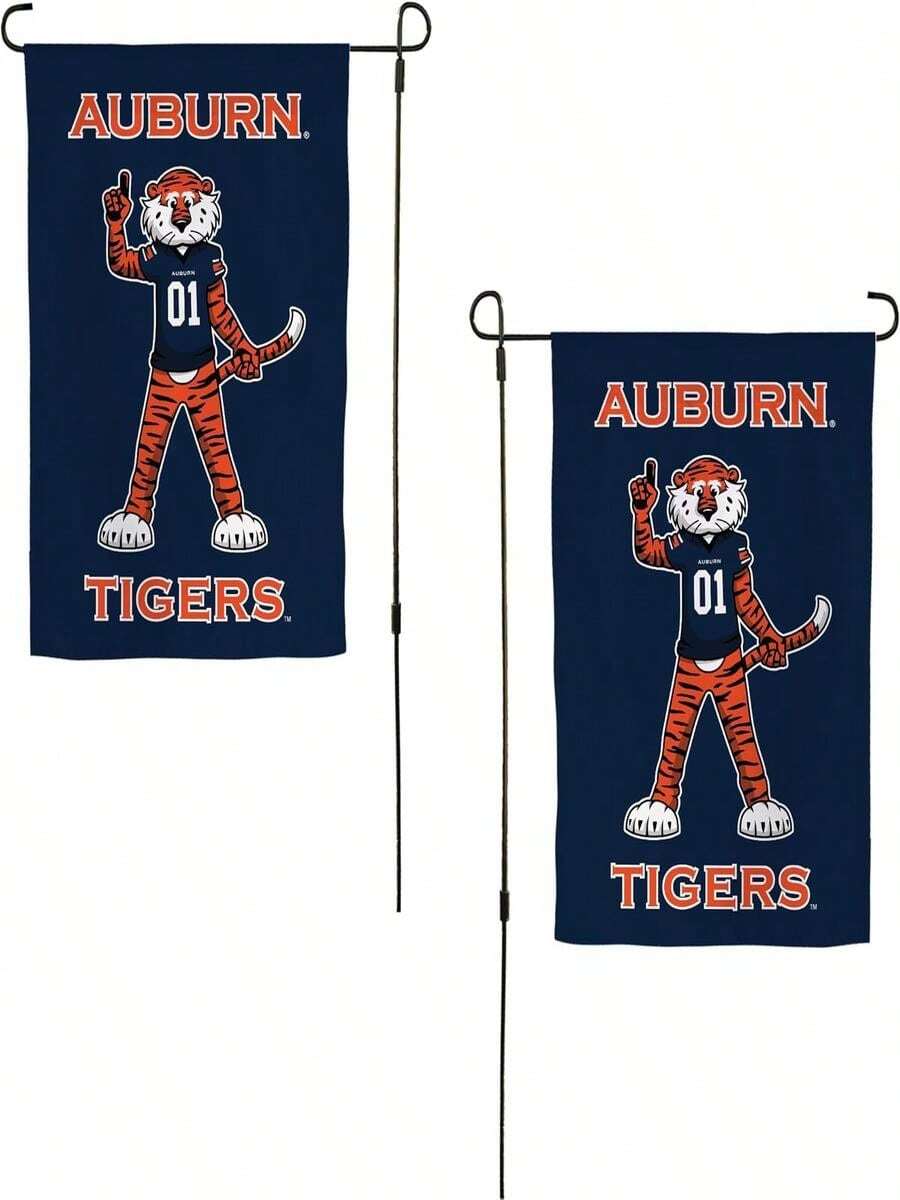 Desert Cactus Auburn University AU Garden Flag – 19 X 12 Inch Auburn Tigers Banner, For Outdoor Display And Events (Design T) - A - Xem 1