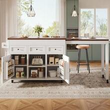Storage Islands & Carts - White - View 6