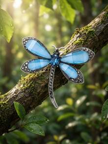 Luxury Acrylic Dragonfly Brooches - Fashionable Insect Pins For Women Unisex Casual Party Jewelry Accessories / Friends Gifts Badges Decoration - Dragonfly - View 14
