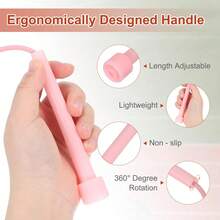 Adjustable Multi-Function Jump Rope, Suitable For Men And Women Aerobic Fitness, Speed Jumping Rope Gym Workout Equipment - Multicolor - View 3