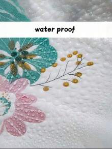 1pc Floral Pattern Washing Machine Cover - Universal Top Load Washer Dust Cover, Easy Clean Fabric, Decorative Floral Appliance Cover Suitable For Laundry Room, Home Decor, Pet Hair And Dust Protection (Fits Most Brands) - Multicolor - View 4