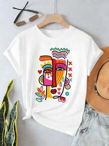 Women T-Shirts - White - View 2