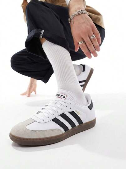 Adidas Samba Indoor Football Women's Boots White / Black / Vivid Red IH6001