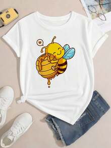 Women T-Shirts - White - View 2