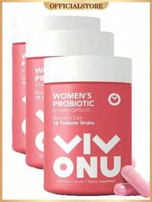 Women's Probiotic With Essential Minerals – Gut & PH Health – 60 Capsules – Supports Digestion, Immunity & Feminine Freshness – Feel Sexy & Balanced – 3-Pack = Super Save - 3瓶 - 查看 4