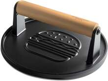 XUDAKAIXIN Cast Iron Smash Burger Press 7.1",Grill Bacon Meat Press Tool,Perfect For Blackstone, Camp Chef,  Grills &Amp; Indoor Griddles U2013 BBQ &Amp; Cookout Must-Have (Grooved) - ColorA - View 1