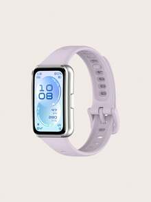 1pc Unisex Plain Quick Release Smartband Silicone Strap Compatible With Huawei Band 11 / 11 Pro - Band 11 / 11 Pro - View 11