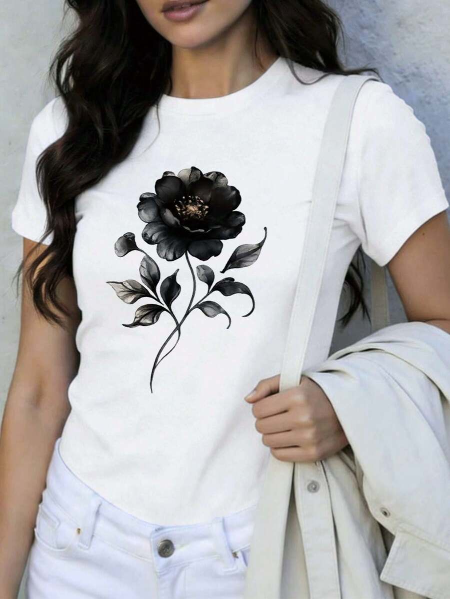 Women T-Shirts - White - View 1
