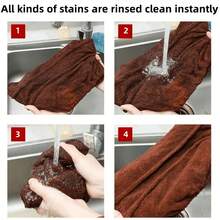 5/10-Pack Broom And Mop Covers - Super Absorbent Replacement Cloths, Random Colors, Wet And Dry Mop Cloths, Washable And Reusable, Multi-Functional Microfiber Floor Mop And Sweeping Brush, Suitable For Household Cleaning, Compatible With Most Brooms. - 10pcs - 查看 5