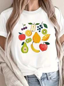 Women T-Shirts - White - View 6