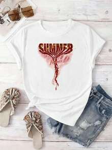 Women T-Shirts - White - View 2