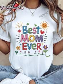 Mejor mamá jamás camisa, archivo digital del día de la madre, diseño imprimible, mamá cita camisa, descarga gráfica, arte de regalo de la madre - Blanco - Ver 2