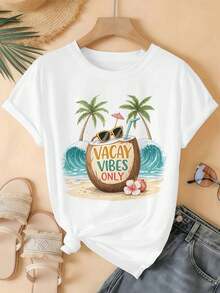 Women T-Shirts - White - View 2