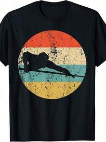 Billiards Player T-Shirt With Flag - Pink - View 6