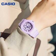 Casio 卡西欧 Baby-G BGA-10D-6A 紫色 Y2K 星空表盘手表，7 天显示，可拆卸表圈，100 米防水，防震女士腕表 - 均碼 - 查看 2