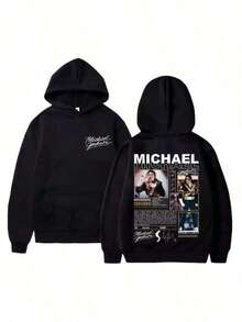 Classic Michael Jacksons Retro King Men's Hoodie Retro Gothic Rock Fashion Shirt Punk Sportswear Streetwear Essentials Hoodie Hoodie Women Sweatshirts Women Hoodies Men's Hoodie Sweatshirts Men Essentials Fear - màu đen - Xem 1