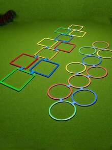20pcs Sensory Motor Activity Set, Multi-Person Outdoor Agility Ladder And Sports Training Equipment, Can Improve Reaction Speed And Agility, Suitable For Work, Outdoor Activities, Birthday Parties, Backyard Game Parties, Family Games - One Size Fits All - View 2