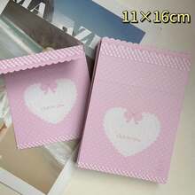 Scrunchie Hair Accessory Transparent Packaging Box Built-In Back Card Support Logo Print - 05; Folding Back Card 11*16cm - View 9