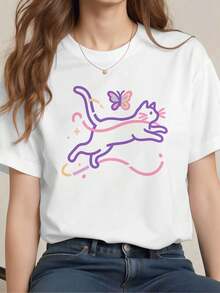 Women T-Shirts - White - View 1