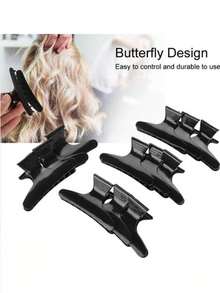5PCS/3PCS/1PC Professional Butterfly Hair Clips - Fashion Styling Accessories Designed For Women. These Vibrant Hair Clips Are Perfect For Securing Hair During Perming, Dyeing, Hair Oil Treatment And Sectioning, Also Suitable For Daily Home Use. They Are Also The First Choice For Simple Hair Arrangement In Summer, Waterproof Matte Bathroom Accessory Hair Clips For Showering, Elegant Hair Clips And Accessories For Women's Styling. They Are Also Perfect Gifts For Holidays, Birthdays, Valentine's Day, Mother's Day, Halloween And Christmas, And Excellent Party Favor Fillers. - Various Styles Of Hair Clips - View 4