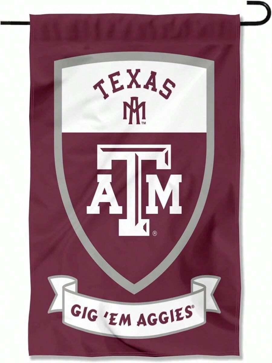 Texas A&M Aggies Shield Garden Flag - A - Visa 1