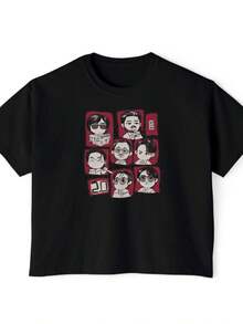Women T-Shirts - Black - View 6