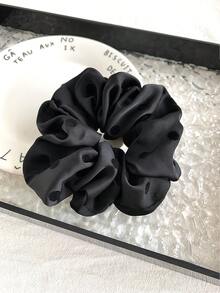 1 chiếc dây buộc tóc kiểu Hàn Quốc & Nhật Bản bằng vải satin in chấm bi, kiểu dáng thời trang, đa năng, chất liệu vải xếp ly, độ đàn hồi cao và nhẹ nhàng cho tóc. - Nhiều màu - Xem 8
