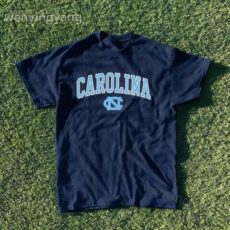 2026 Summer New Printed Short Sleeve Tops, Vintage Gators Shirt, Carolina Team Shirt, Sports Teams Collection, Team Pattern Series Tops, Gift For Fans, Available In All Sizes-Unisex Loose - Fit Comfortable Vintage Street - Style Cotton T - Shirt Top-L91-Vintage Street Style Unisex Loose Cotton Short Sleeve Crew Neck T-Shirt - Navy Blue 2 - View 1