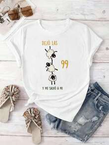 Women T-Shirts - White - View 2