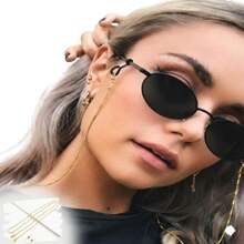 Women Glasses Accessories - Golden Rhodium - View 1