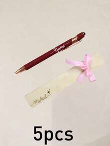 Bolígrafo con nombre personalizado, elegante estilo Aurora, bolígrafo de escritura con tarjeta de regalo con cinta, bolígrafo de firma personalizado para oficina, escritorio, diario, notas con lazo & caja de regalo, regalo personalizado para maestro, colega, graduación, cumpleaños, recuerdo único personalizable - Estilo D - Ver 9