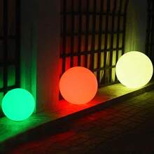 1PC 15CM RGB LED Ball Light, Remote Control Garden Lawn Lamp, Waterproof Outdoor Floor Light, Swimming Pool Wedding Party Home Holiday Atmosphere Decoration - Y108 - View 4