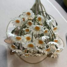 Artificial White Daisy Flowers, Fake Daisies, Spring Wild Flowers, Suitable For Party Decoration (Vase Not Included) - Daisy - View 8