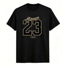 2pcs/Set Men's Printed Casual Round Neck Short Sleeve T-Shirt + Drawstring Shorts, Lightweight Breathable Printed Sportswear For Spring/Summer - Black Top - 查看 12