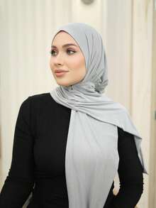 1pc Ready-To-Wear Instant Hijab Made By Soft, Breathable, And Anti-Pilling Fabric For . Suitable For Year-Round Use And Daily Wear By S.,Accessories,Beach Towel - Rrady-to-wear Hijab - View 11