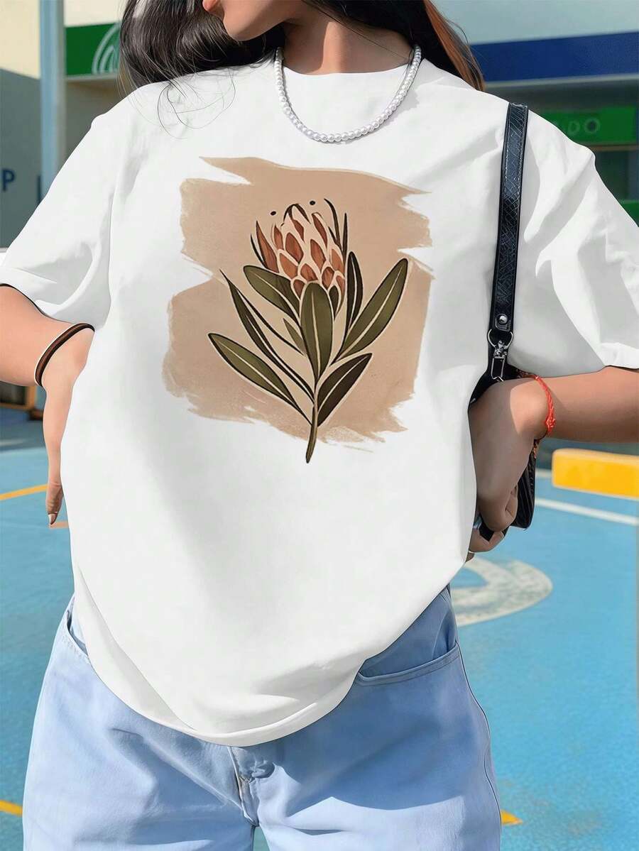 Women T-Shirts - White - View 1