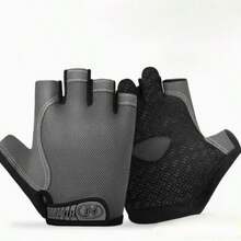 1 Paar Unisex Anti-Schwielen Fitness Handschuhe, geeignet für Sportausrüstung Training, Radfahren, Klimmzüge, Gewichtheben, Kettlebell, rutschfest - Verschiedenfarbig - Übersicht 7