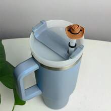 3 nắp đậy ống hút silicon hình mũ cao bồi miền Tây, đường kính 10mm, chống bụi, có thể tái sử dụng, phù hợp với cốc 40oz. - Nhiều màu - Xem 3