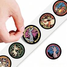 Hasbro Bộ 500 cuộn sticker hoạt hình, dùng trang trí sổ lưu niệm, điện thoại, quà tặng, chống thấm nước, dùng cho cà phê, văn phòng phẩm, hành lý. - Nhiều màu - Xem 2