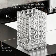 1/2/4pcs Minimalist Transparent Rectangular Multi-Compartment Large Capacity Cosmetic Storage Box, Suitable For Bathroom, Bedroom, Dorm And Office, Mother's Day Gift - Multicolor - View 11