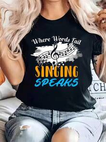 Women T-Shirts - Black - View 7