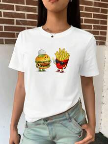 Women T-Shirts - White - View 2