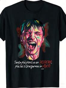 2026 New Funny Gifts | Cute Summer Clothes, Valentine's Day Gift, Casual Crew Neck Shirt, Slightly Stretchy Fabric, Regular Fit For Men, Perfect For Every Day. Casual Wear. Cotton T-Shirt, Soft, Lightweight And Comfortable. Cotton Day Comfort, Stylish Casual Design Ideal For Men And Women. Crew Neck T-Shirt, Gym Top, Going Out Top, Outdoor Clothing, Holiday, Graduation, Fitted, Slogan T-Shirt, Quote T-Shirt, Minimalist Graphic T-Shirt, Funny Graphic Tee, Beach Party, Surfing, Picnic, Gift, Airport Outfit, Spring, Coordinates Sets. Women's Summer, Understated Summer Outfits, Summer Coordinates, Event Dresses, Fall, Winter, All Seasons, Birthday Dress, Party Outfits, Rave Outfit, Office Wear. Women's Curves, Casual Clothes For Women, Gym Wear. Women's Resort Style, Classic Unisex Graphic T-Shirt QBBL - Black - View 1