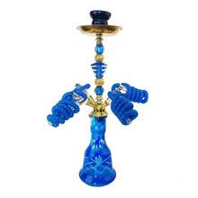 Bộ shisha Ả Rập cổ điển, dành cho một/hai/bốn người, bao gồm ống hút, kẹp, chén đựng shisha, không cần điện, dễ mang theo. - Một cỡ - Xem 7
