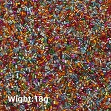 1 Túi hạt cườm thủy tinh tráng bạc 2/3mm, hạt cườm thủy tinh dùng cho thêu chữ thập, làm vòng tay, vòng cổ, bông tai thủ công. - Ngọc trai hỗn hợp - Xem 14
