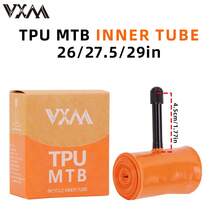 VXM 26英寸、27.5英寸、29英寸山地自行车TPU内胎，超轻自行车轮胎 1.95英寸/2.6英寸 - 橘色 - 查看 6