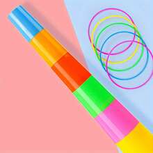 (Random Color) Colorful Plastic Sports Hoop Game Set, Suitable For Parties, Outdoor Play, Educational Games, Kindergarten Competitions, Booth Games, Christmas Gifts, Adult Games, Children's Party Gifts, Toys And Games, Kindergarten, Children's Toys, Christmas Game Parties, Games, Party Games, Children's Toys, Interactive Toys, Game Rooms, Sports Games, Toys, Drinking Games - 彩色 - 查看 5