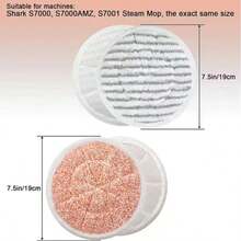 Miếng lau thay thế cho máy lau hơi nước Shark S7000 AMZS7001 S7001 TGTS7000, Khăn lau xoay tròn, Có thể giặt, Chống bám bẩn, Đầu lau xoay thay thế, Khăn lau tròn siêu vi sợi, Sử dụng khô và ướt, Có thể giặt, Chống bám bẩn, Tách bụi bẩn, Phụ kiện khăn lau tách nước, Đầu lau thấm hút siêu vi sợi, Phụ kiện dụng cụ vệ sinh, Phụ tùng thay thế dụng cụ vệ sinh, Tách bụi bẩn, Đầu lau tròn thay thế, Đầu lau tách nước thay thế, Dụng cụ vệ sinh - nhiều màu - Xem 8